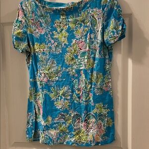 Lily Pulitzer boat neck top
